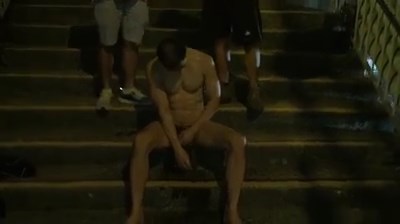 Friend piss on me in public