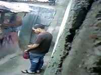 Some dude caught jacking