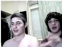 The one on the left pops that cock out