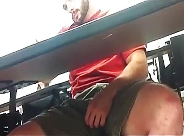 Trying to hide his big boner in class