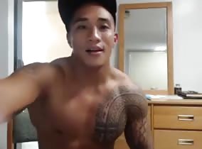 Hot Islander pumps out some cum