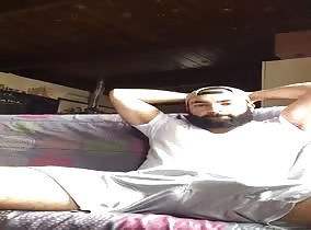 Thicc uncut prick pulled out of my shorts