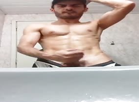 Cum filled boy empties his payload