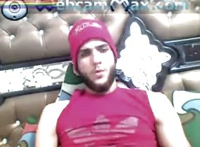 Chechen boy jerking off