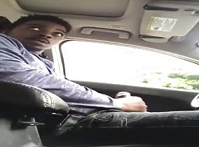 Chocolate balls drained in car
