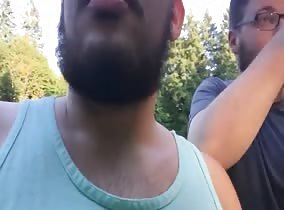 2 cubs at the dog park