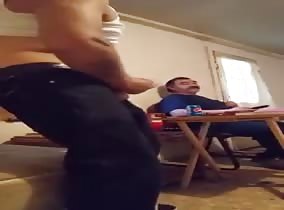 I bate in front of my neighbor