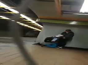 Caught some horny boys in the metro