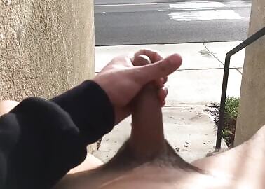 Quick Cum on Very Busy Street! EXTREMELY RISKY PUBLIC OUTDOOR MASTURBATION!-ph5c38d4f1ecf07