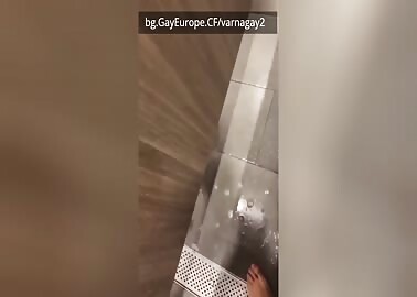 2 Shadows jerk off in the shower