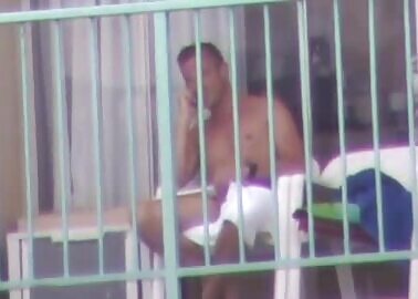 Guy in just a towel