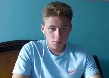  Straight Blond College Sk8r with Big Thick Cock