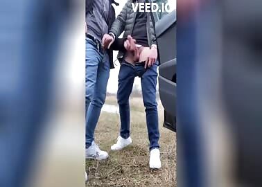 Two JEANS guys met at a cruising spot