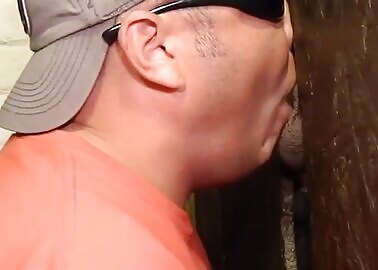 BBC--BIG BLACK COCK AT GLORYHOLE