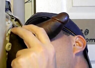 FAT,BLACK,MARINE COCK IS BACK IN UNIFORM