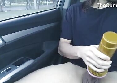 Fucking my Fleshligh in Public Street - Car Masturbation - Pornhub com