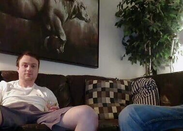 Swell80 and Hidden cam straight Australian jerks and cums with another guy
