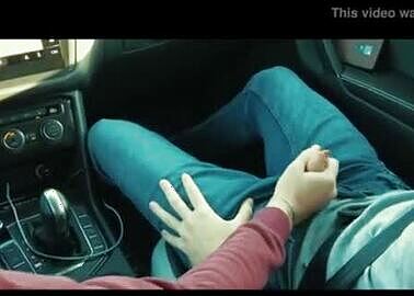 Jerking Off my Uber Passenger Till He Cums