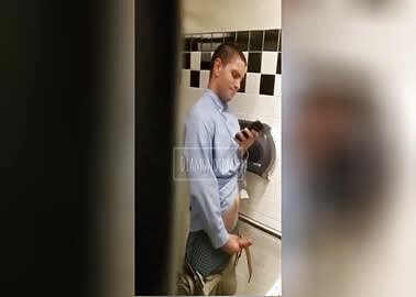 Caught jerking in public