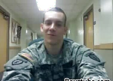hung military uncut cum