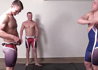 Wrestling Buddies Jerk off