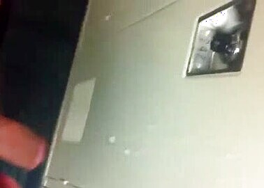 Cum on a Gym Locker
