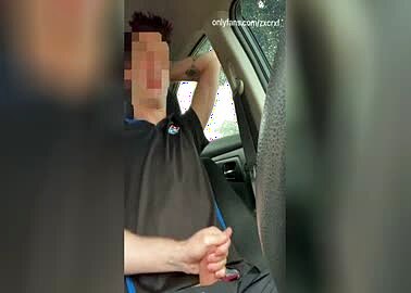 Pizza Worker Blowjob Car