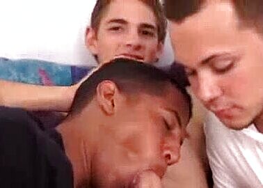 Straight Twink Drained by Buddies