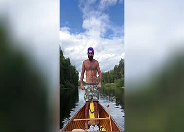 on a boat