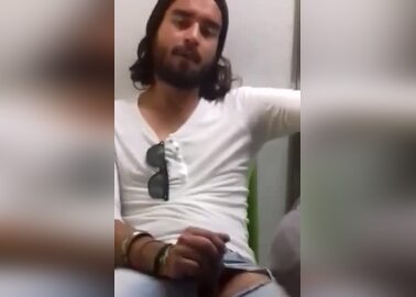 Subway big cock exhib