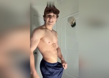 College jock wank