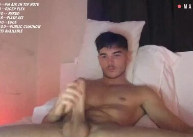 Beautiful cock and balls cum