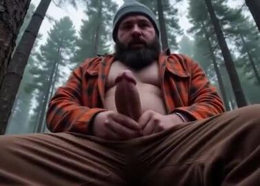 Canadian Lumbearjack Jerking Off