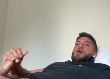 Handsome guy masturbate 34