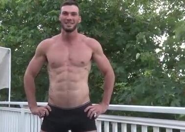 66 muscular giant cum a great load