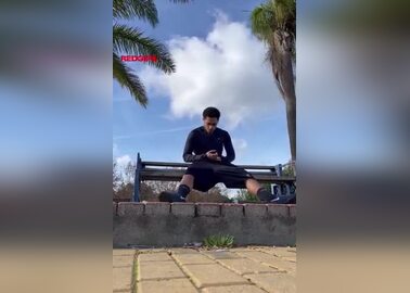 playing in the park