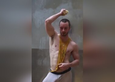 ginger cock in shower