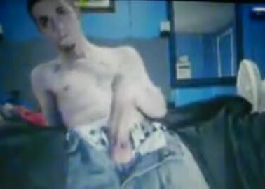 Young Dude on Cam Jerking His Huge Cock