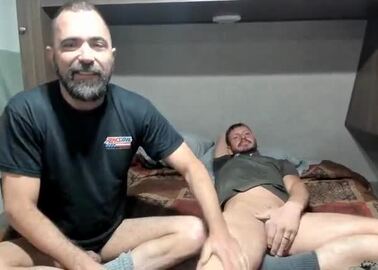 Lumberjack having fun in bed 9