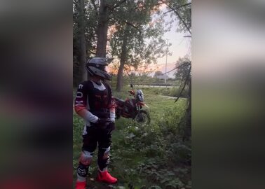 PetBull  Jerking off in public wearing MX gear