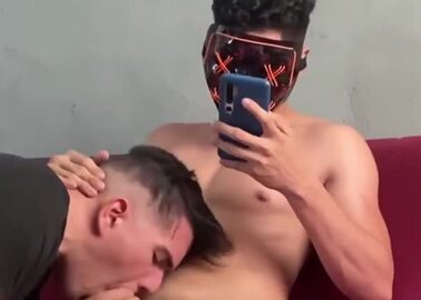 Sucking a Str8 Friend