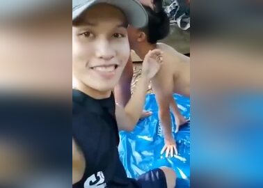Vietnamese group have fun outdoors