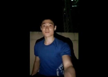 hot asian guy rooftop