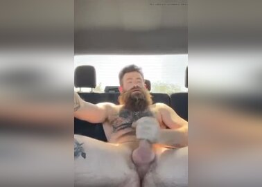 Shaggy Roughneck Busting A Nut