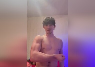 Young jock cumming and tasting it