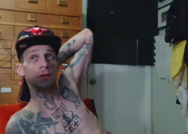 Tattooed California Guy Jerking Off and Cumming