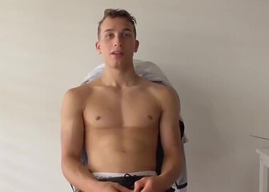 Servicing a French Aussie Guy at the Glory Hole