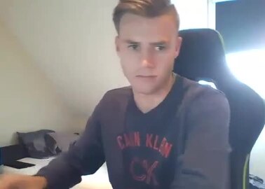 Boy jerking his cock