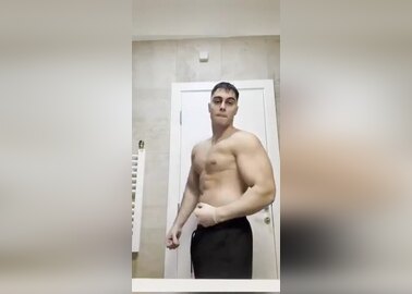 Serbian Hunk Jerks Off