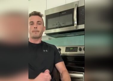 Sexy lad wanking
